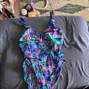 Colorful Patterned Swimsuit